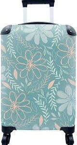 MuchoWow® Koffer - Bloemen & Takken Patroon